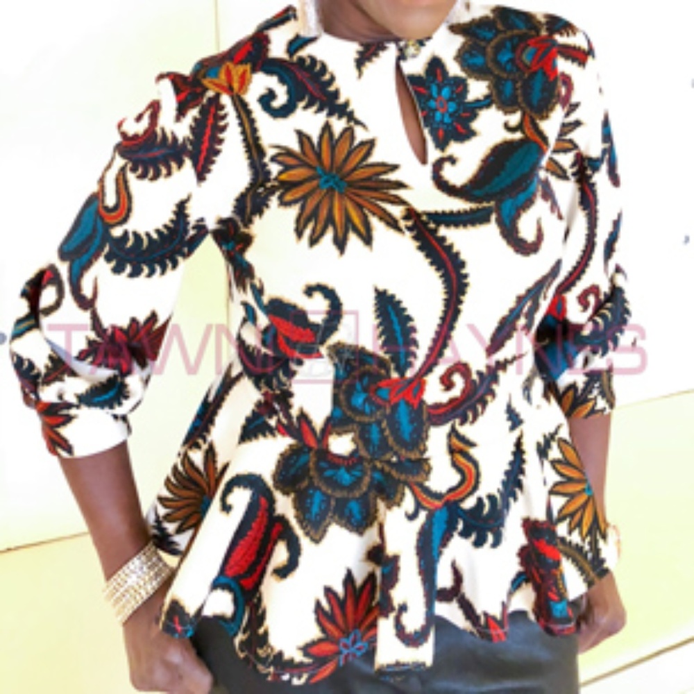 Floral Motif Blouse